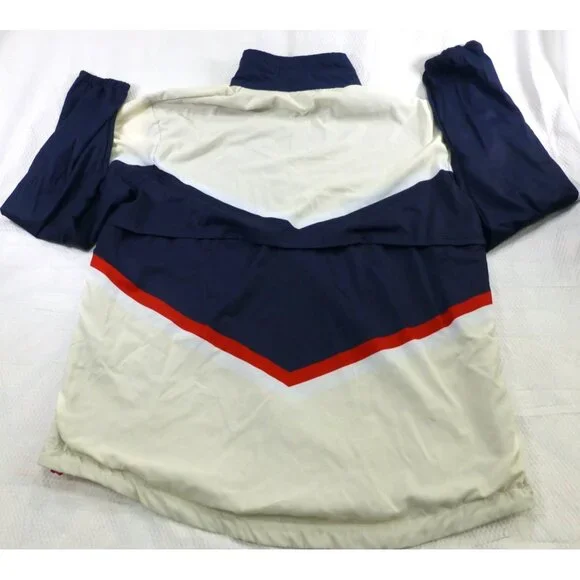 Chicago White Sox Quarter Zip Jacket Windbreaker Tri Color Chevron Xfinity Polye - Picture 2 of 16